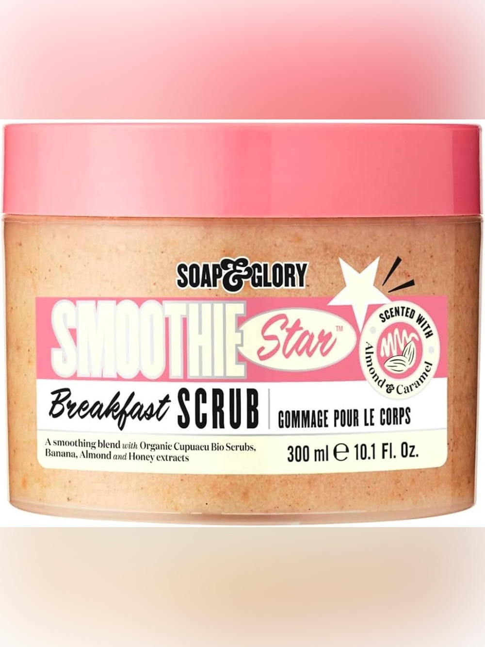 Soap & Glory Gommage Smoothie Star Breakfast Scrub Almond Caramel NEW
